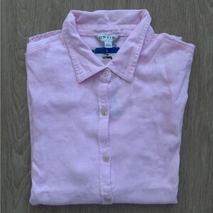 Orvis Women's Light Pink Button Down Shirt